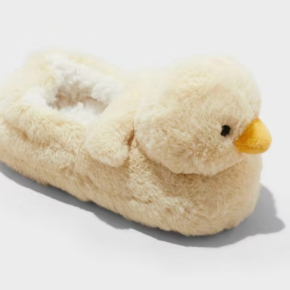 Cat & Jack Toddler Plush Chick Slippers - Picture 10 of 10